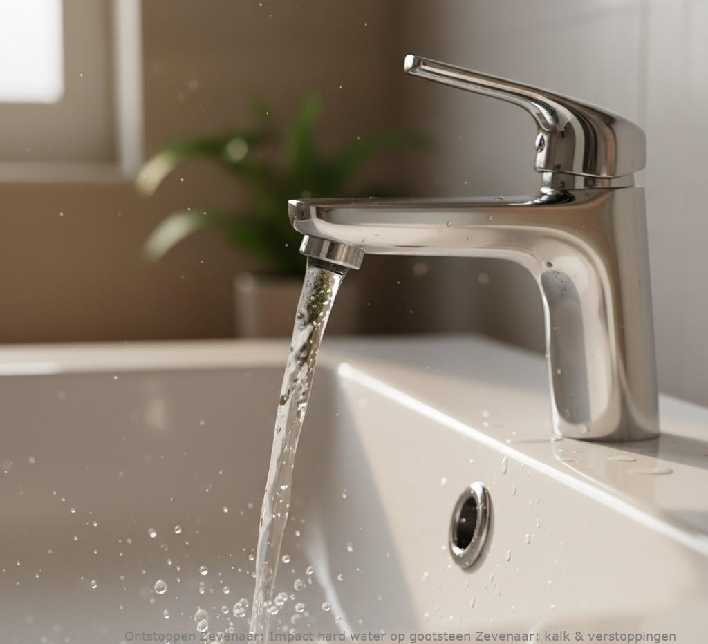 Impact hard water op gootsteen Zevenaar: kalk & verstoppingen